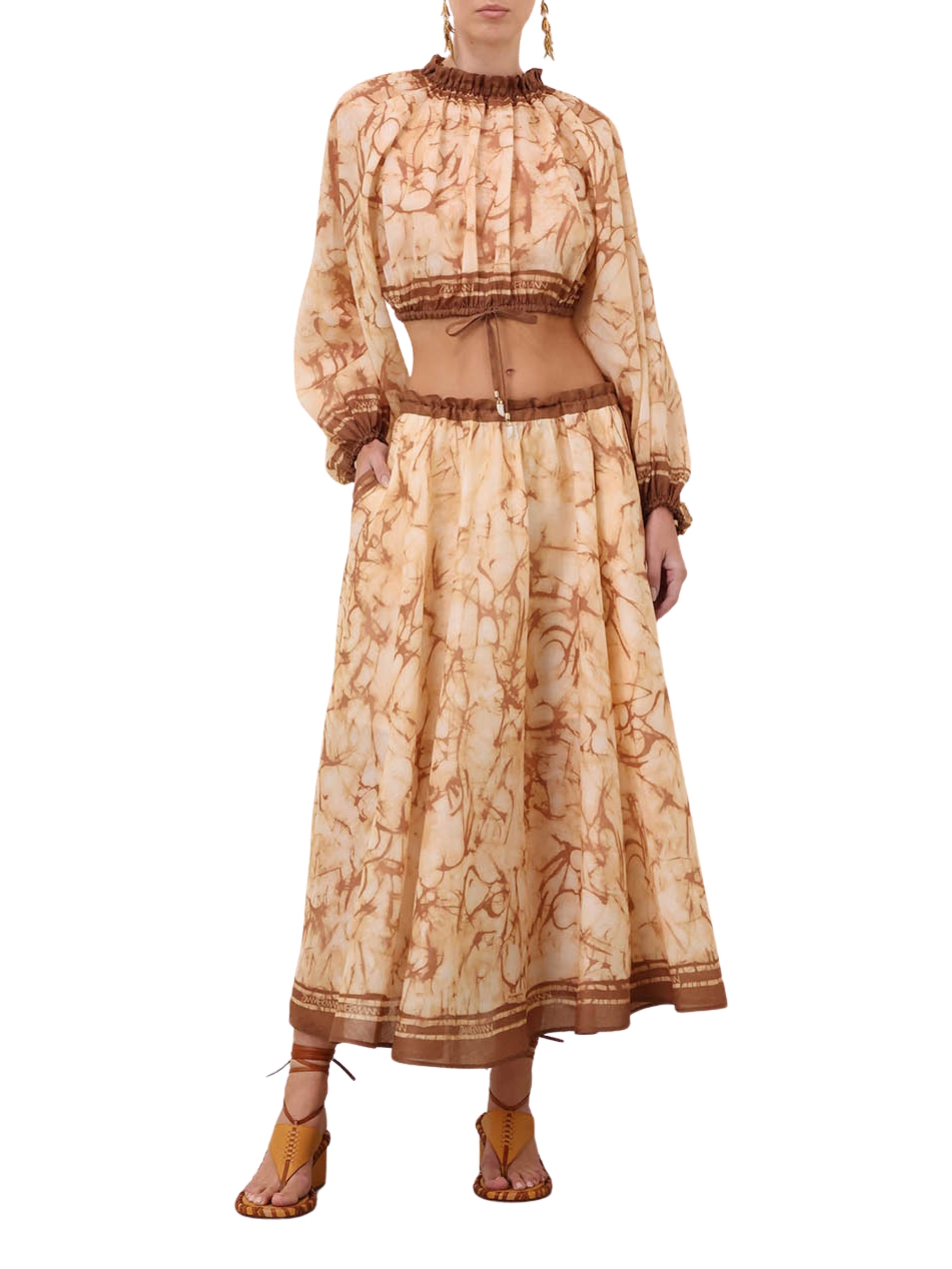Indra midi skirt