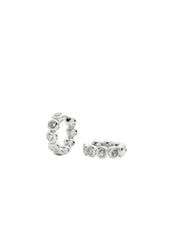 TENNIS SMALL HOOP EARRINGS