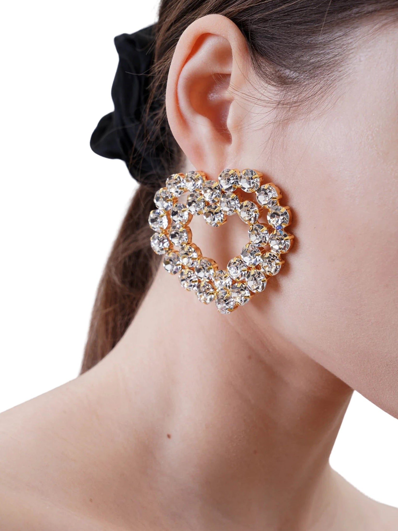 Nuances heart earrings