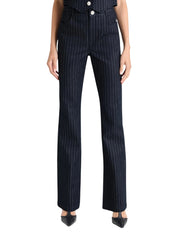 Shailene Metallic Pinstripe Pants