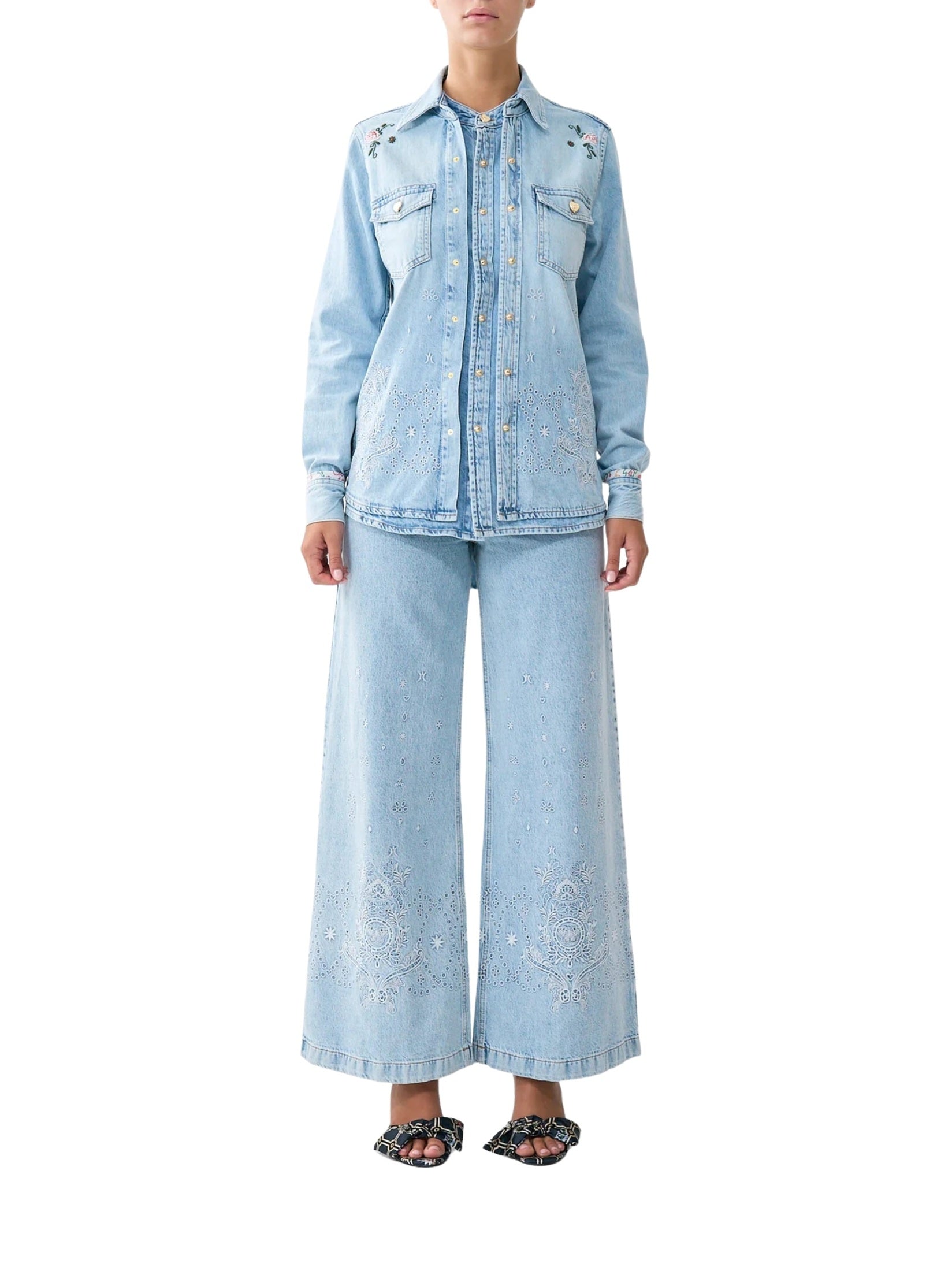 Sophy kitsch stitch relaxed shirt