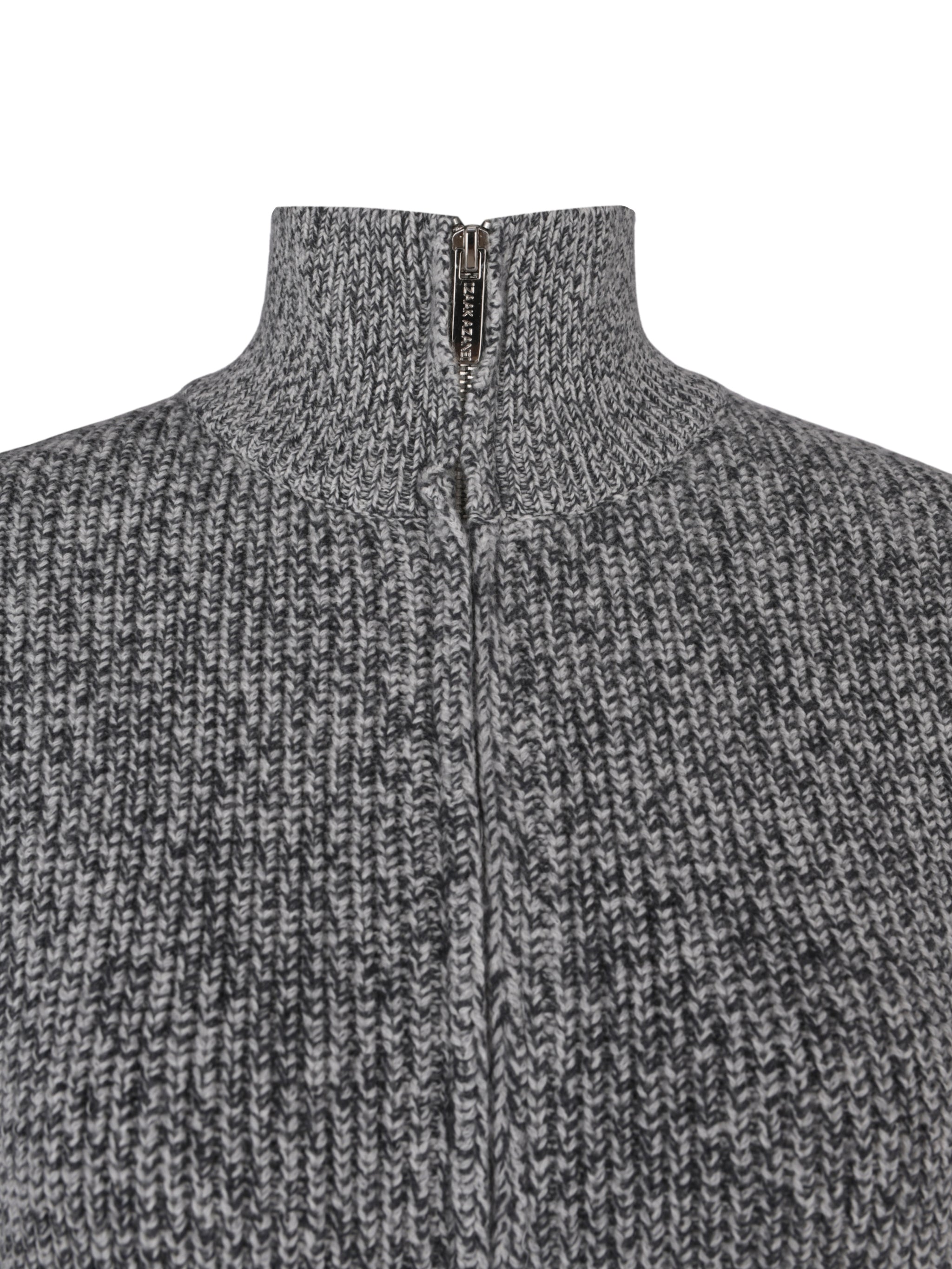 The sleeveless high neck pullover in ink