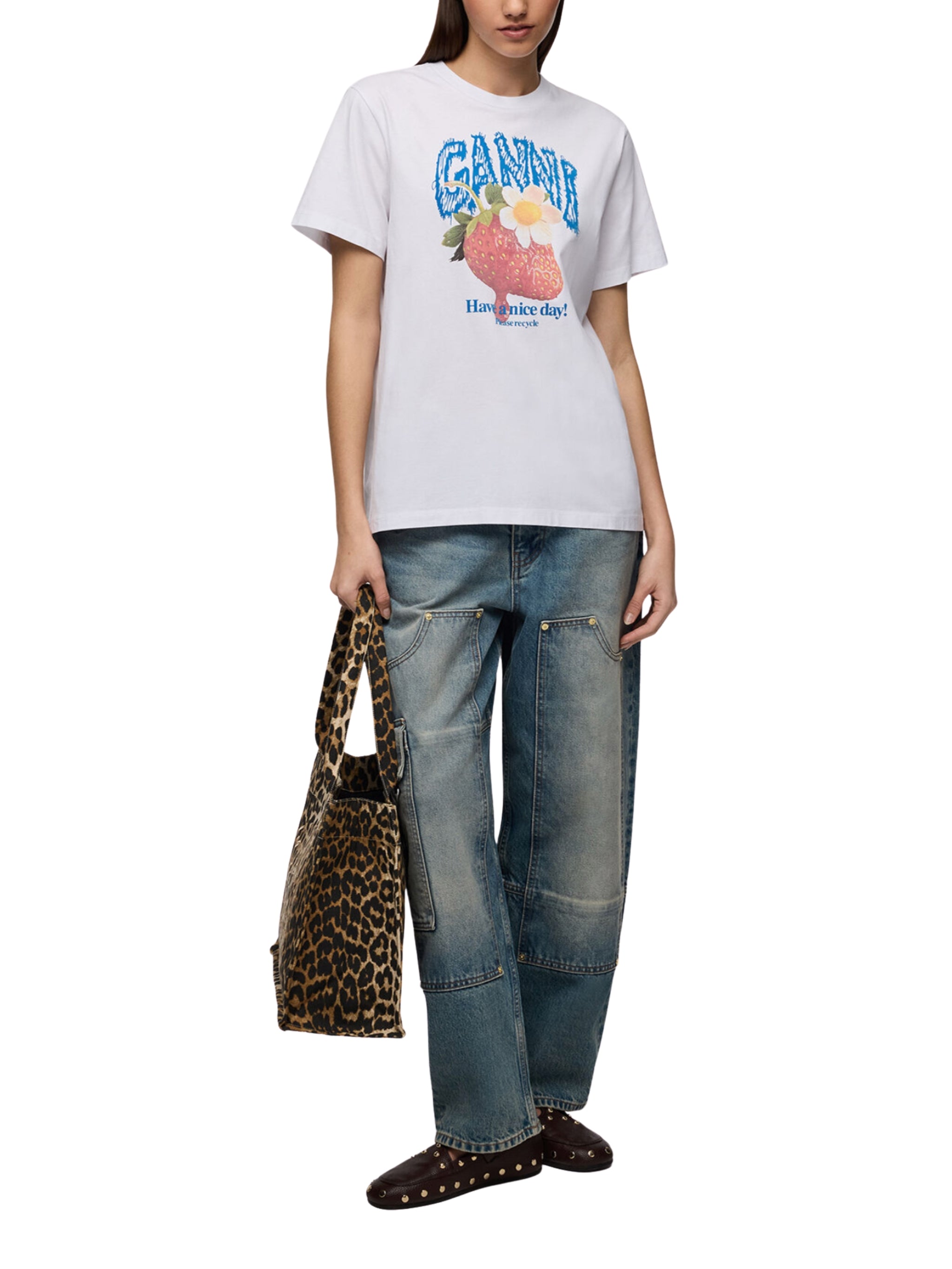 Basic cotton jersey strawberry