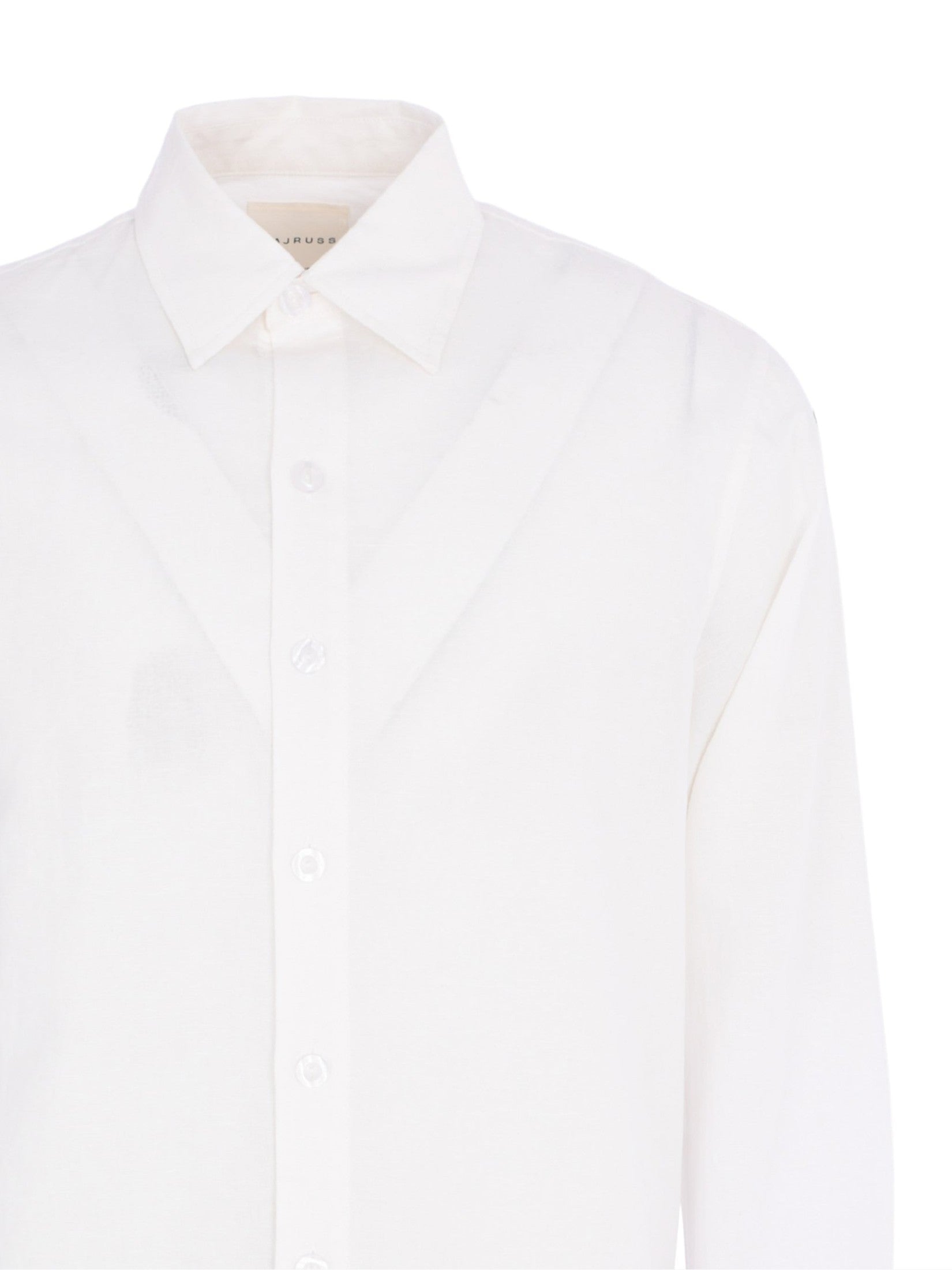 White linen long sleeve shirt