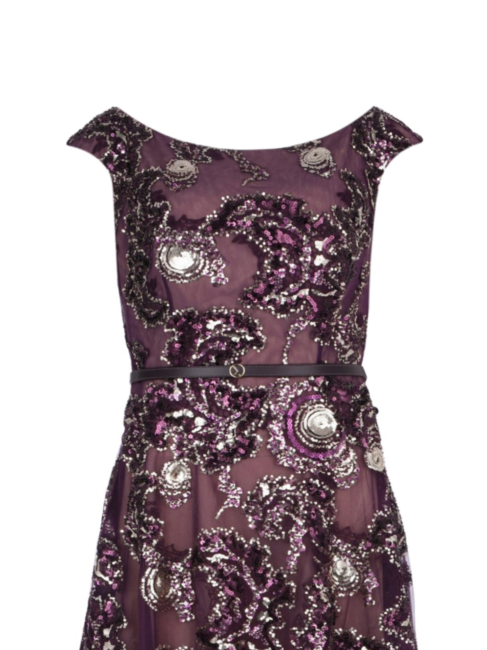 Embroidered long dress