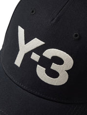 Y-3 logo cap black/talc