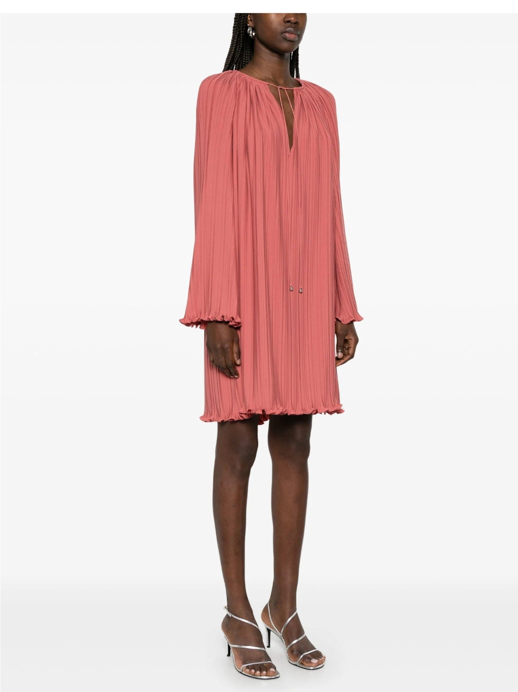 Pleated blouse
