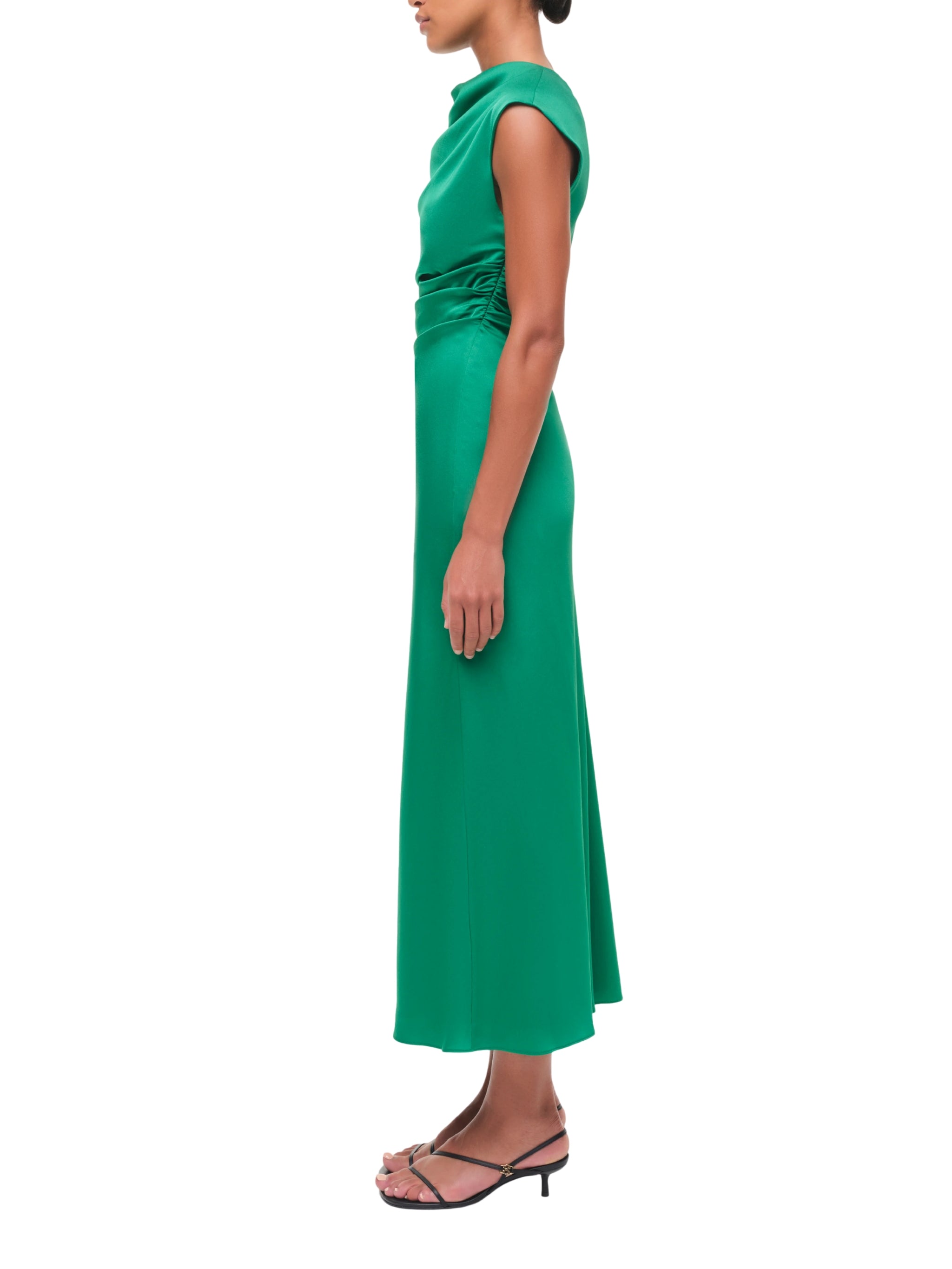 Melaney satin gown