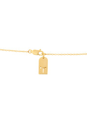 Althea necklace in sterling silver & 18k gold vermeil and rhodium