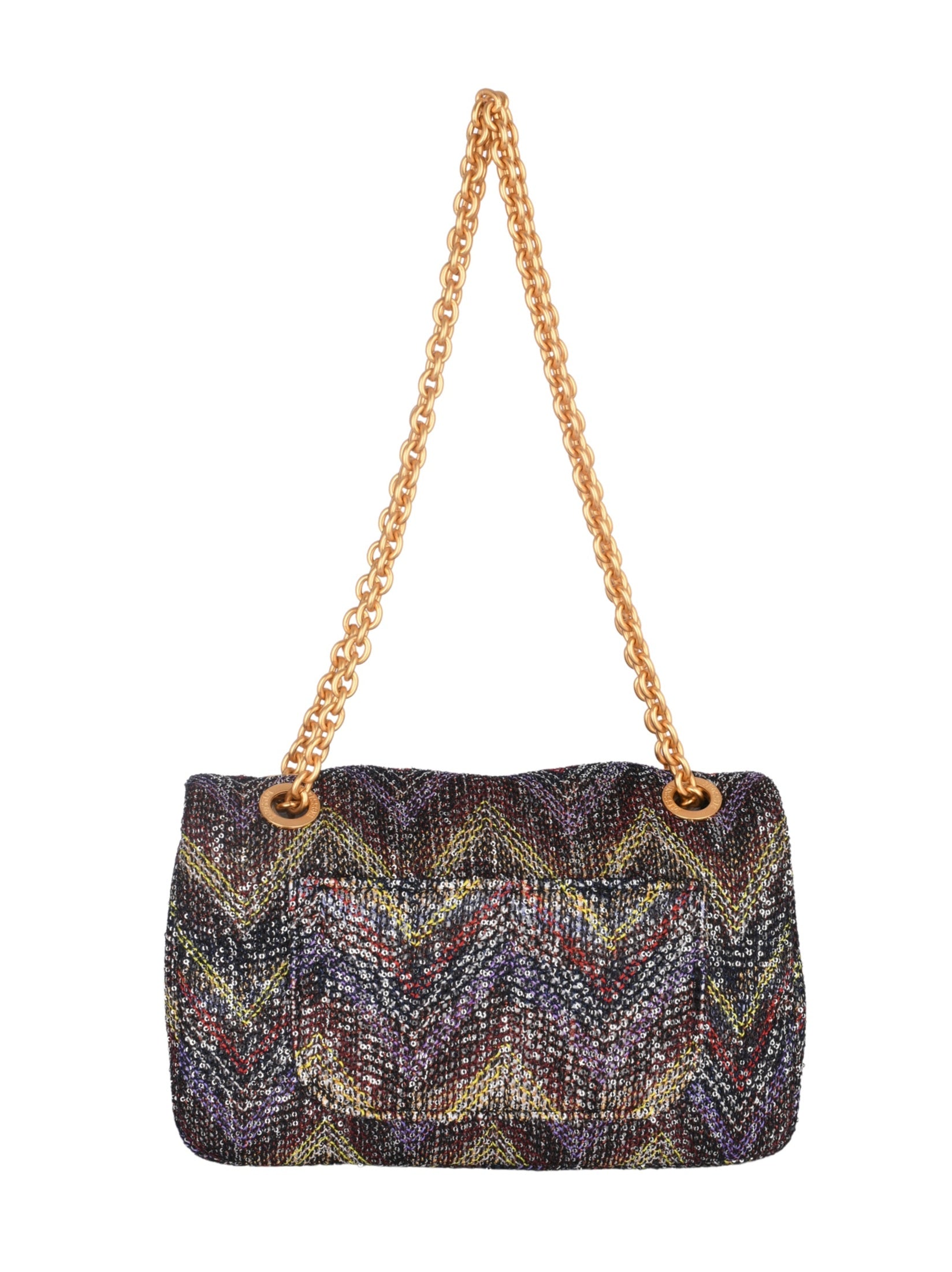 Caperdoni Sequin-Embellished Shoulder Bag