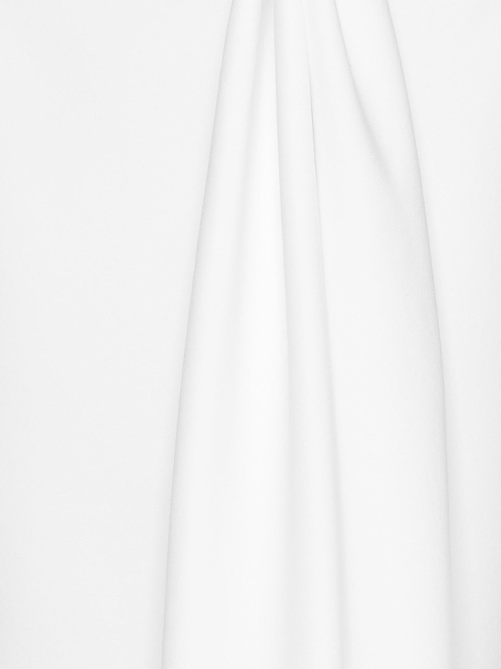 Gilet with a back zipper closure featuring front draping and a premium metal accessory detail