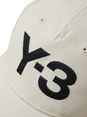 Y-3 LOGO CAP TALC