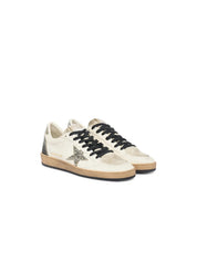 BALLSTAR LEATHER UPPER SUEDE TONGUE GLITTER STAR SPUR AND HEEL