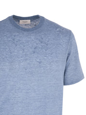 Short sleeves t-shirt delave linen jersey