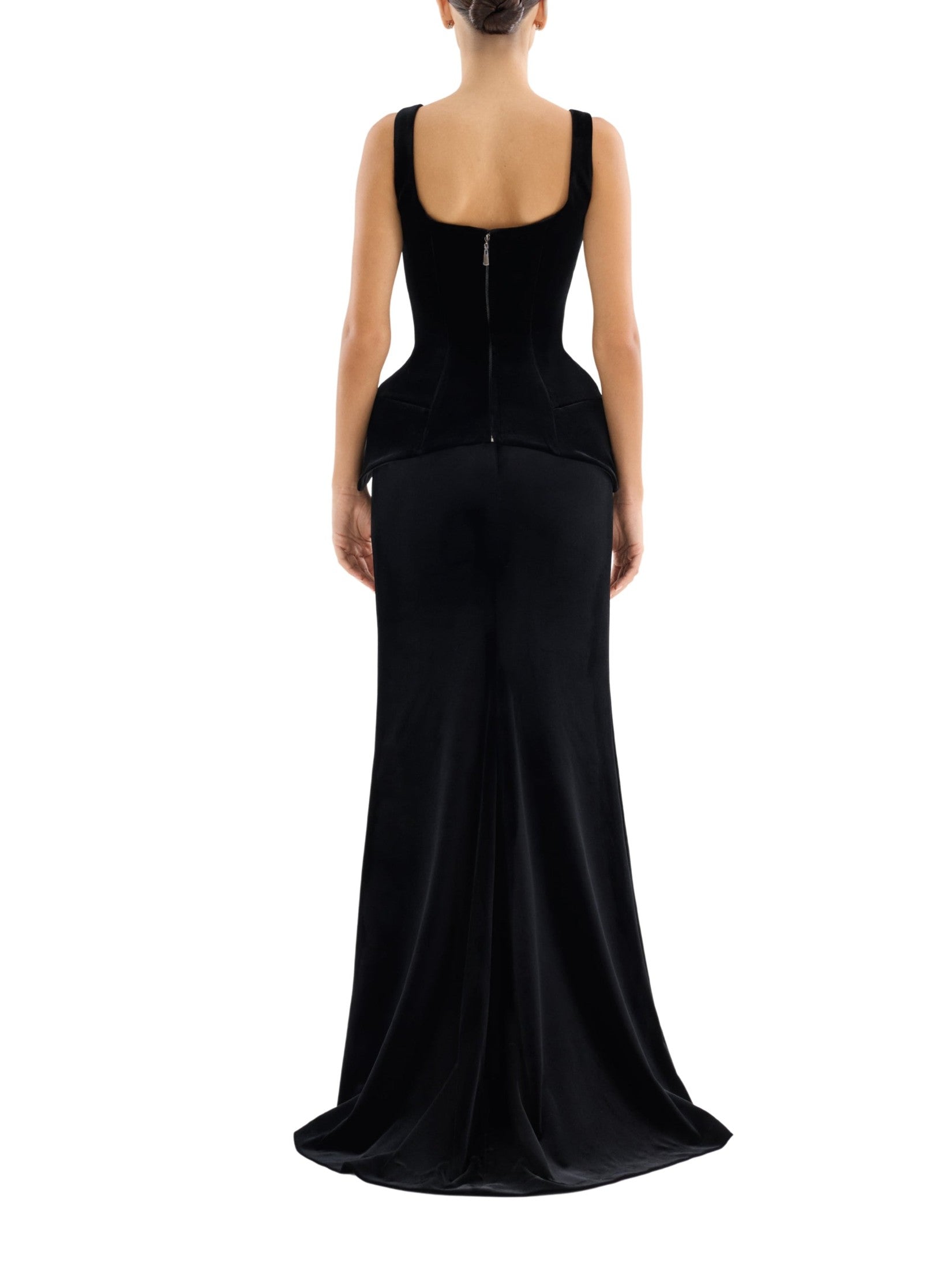 Corset with maxi skirt
