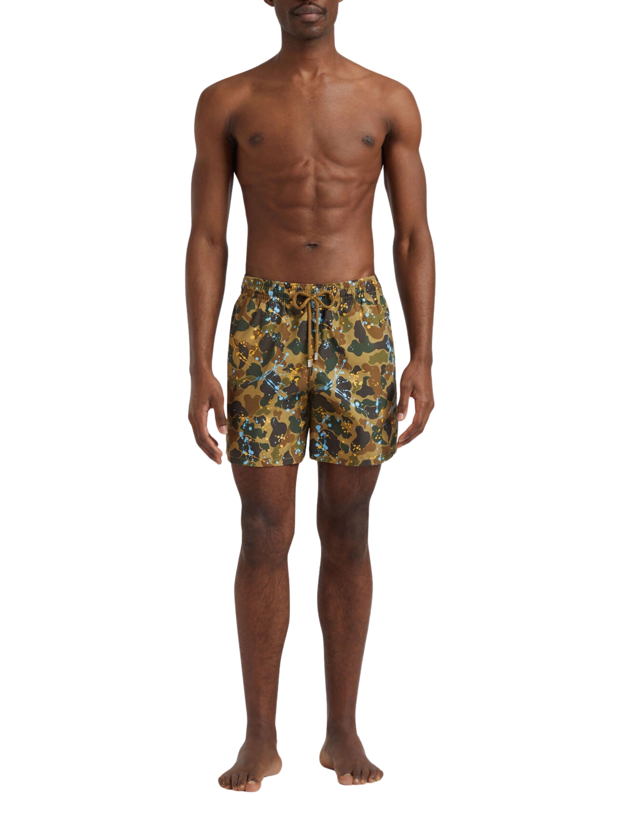 Men Swim Trunks Camo Splash
