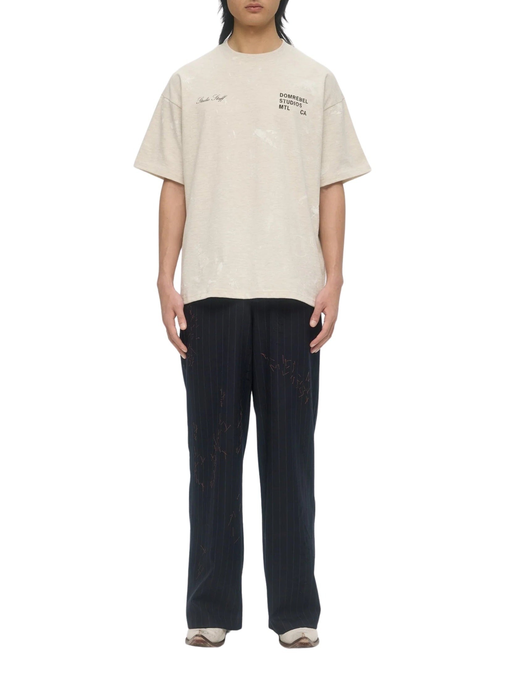 Staff t-shirt greige