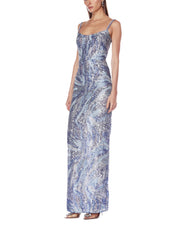 DAHLIA MAXI DRESS WITH STRAPS