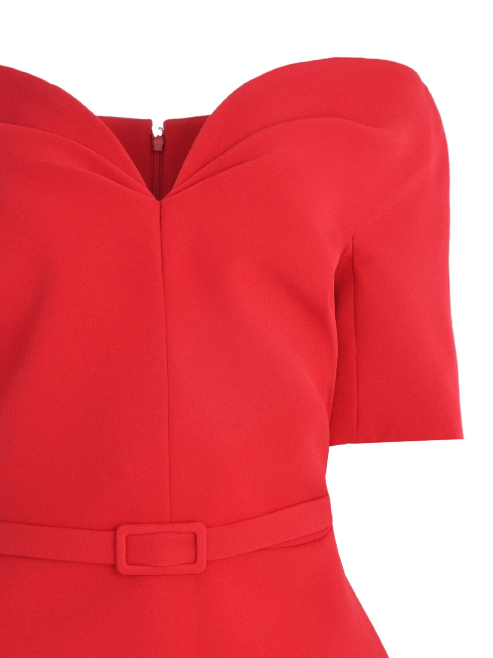 Lyddie top with v-neckline and pleated detail