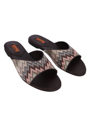 Liza flat sandals snake beige