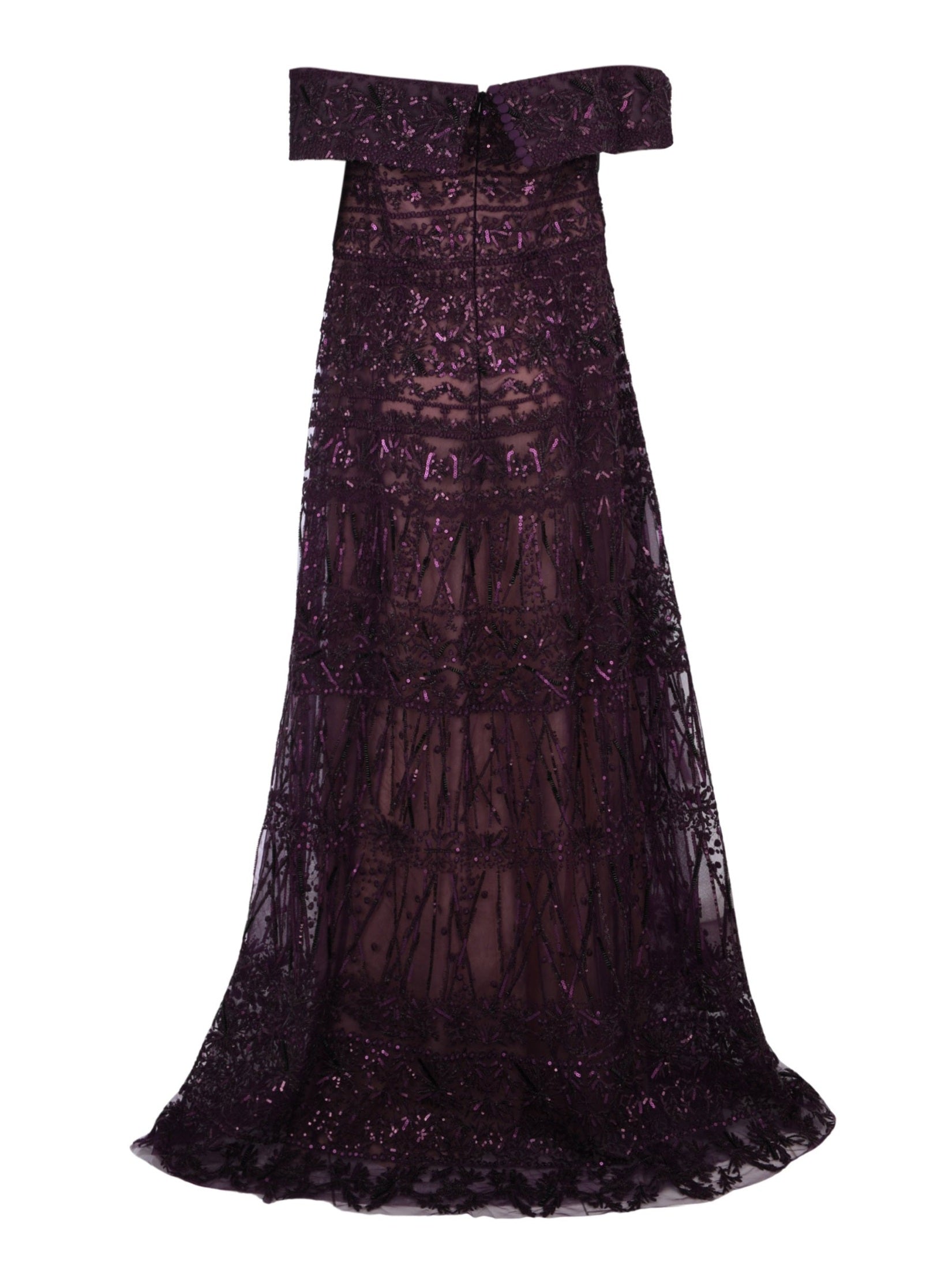 Beaded tulle dress