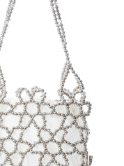 Silver jasmine shoulder bag