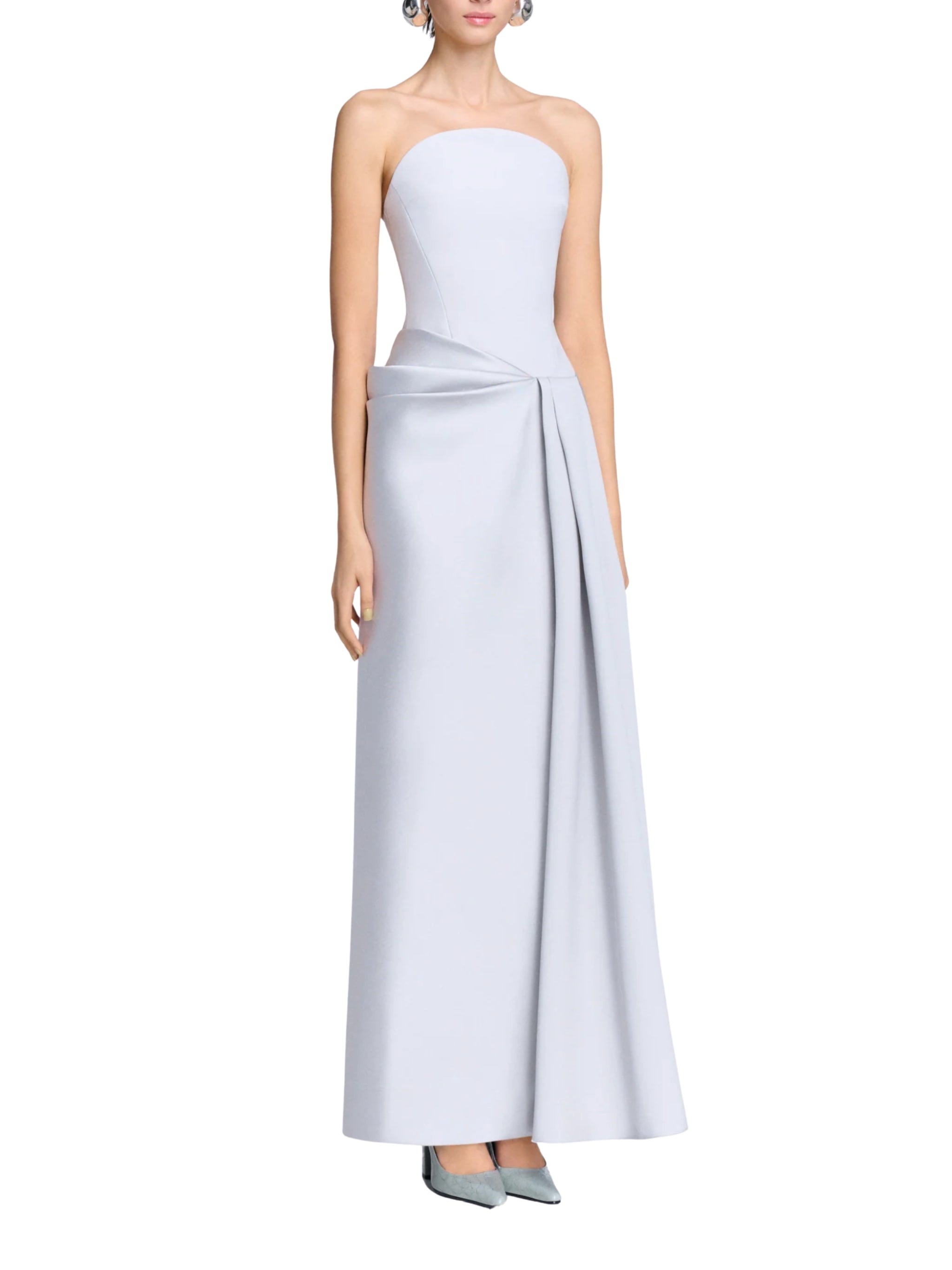 The Seri Maxi Dress in Platinum