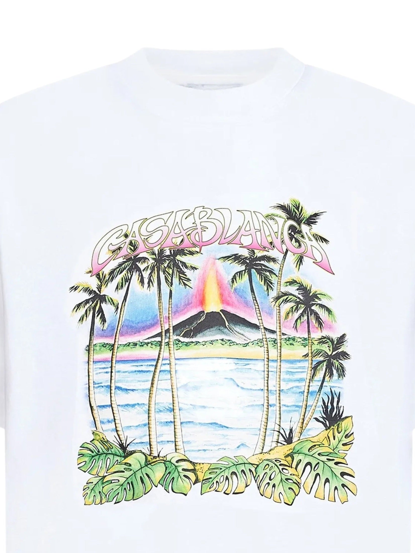 Volcano printed classic t-shirt