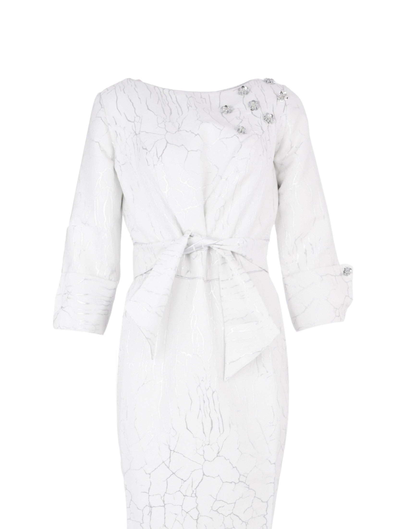 Sedum dress white