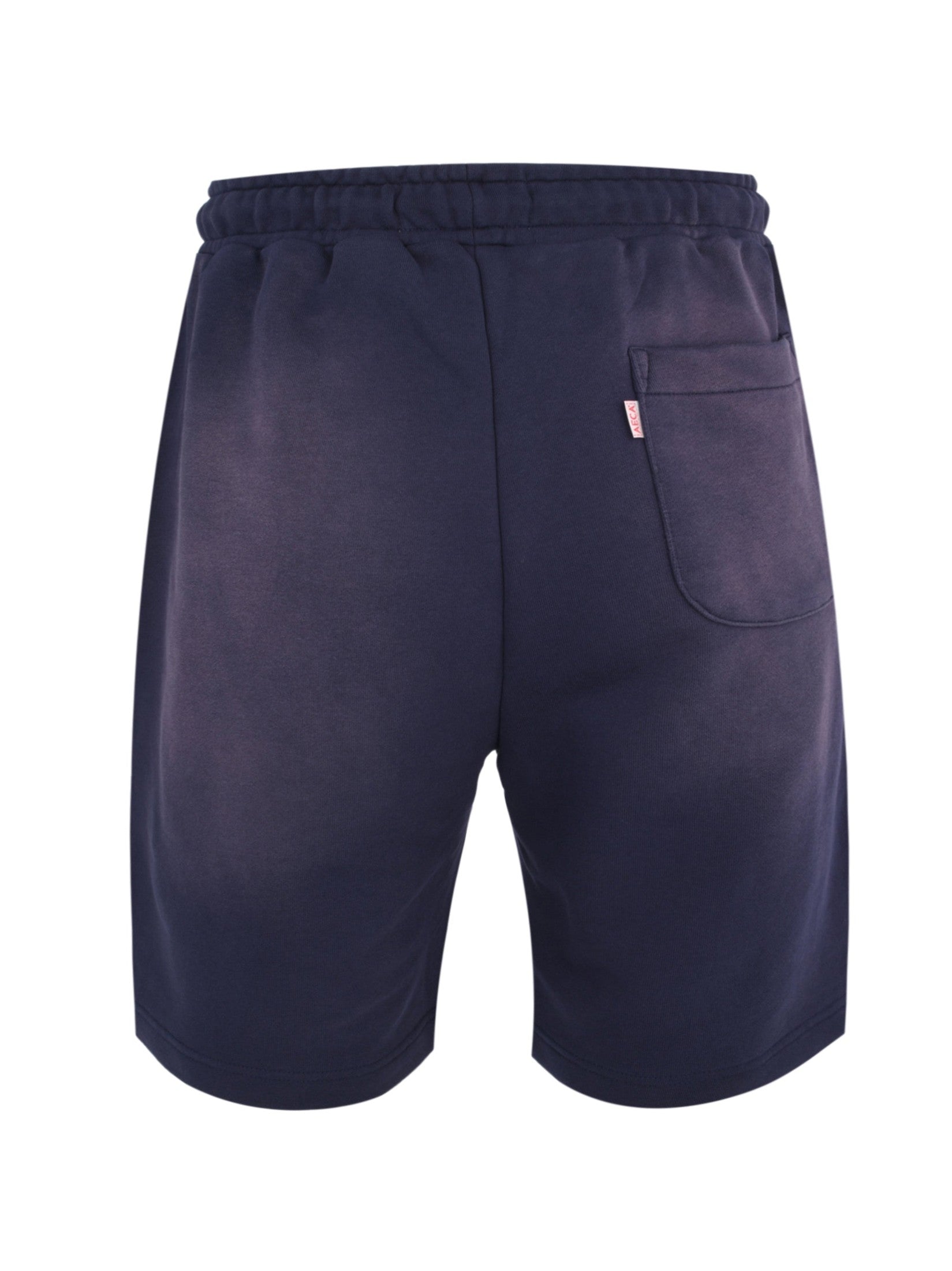 Washed cut-off hem sweat shorts