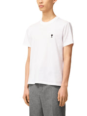 White Cotton Ami De Coeur T-shirt