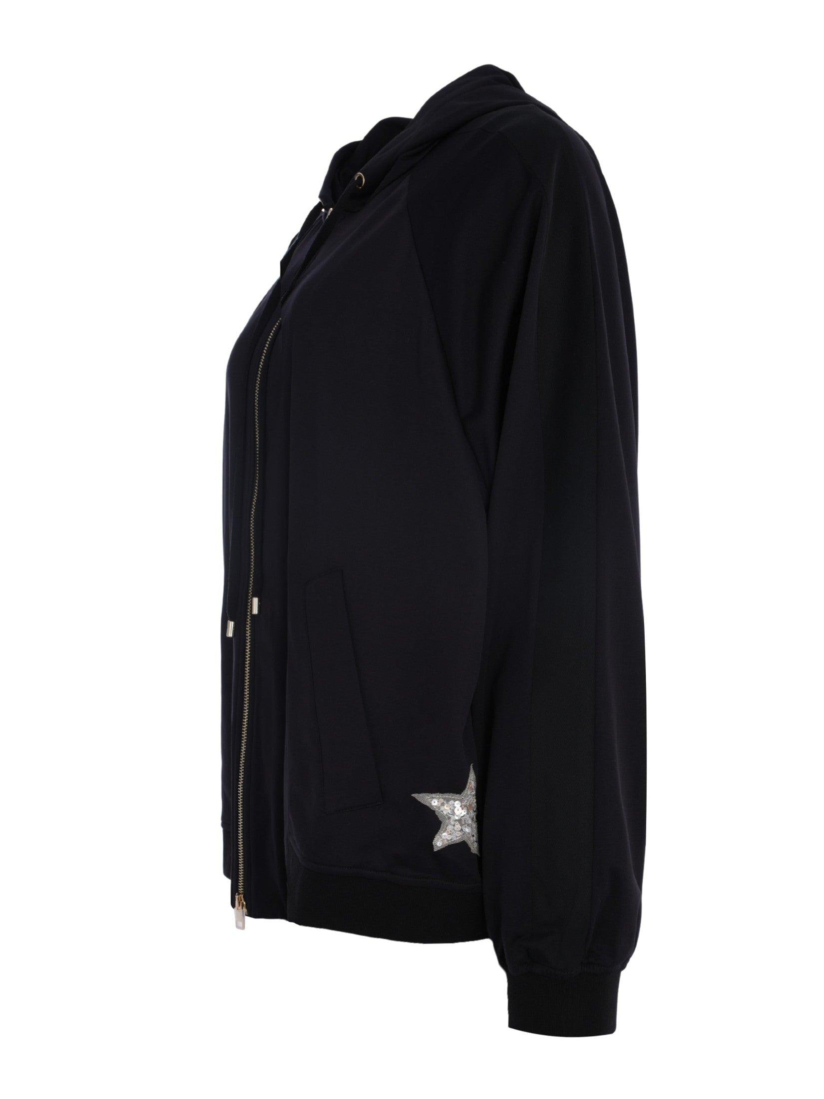 Technical cotton lightweight sweatshirt