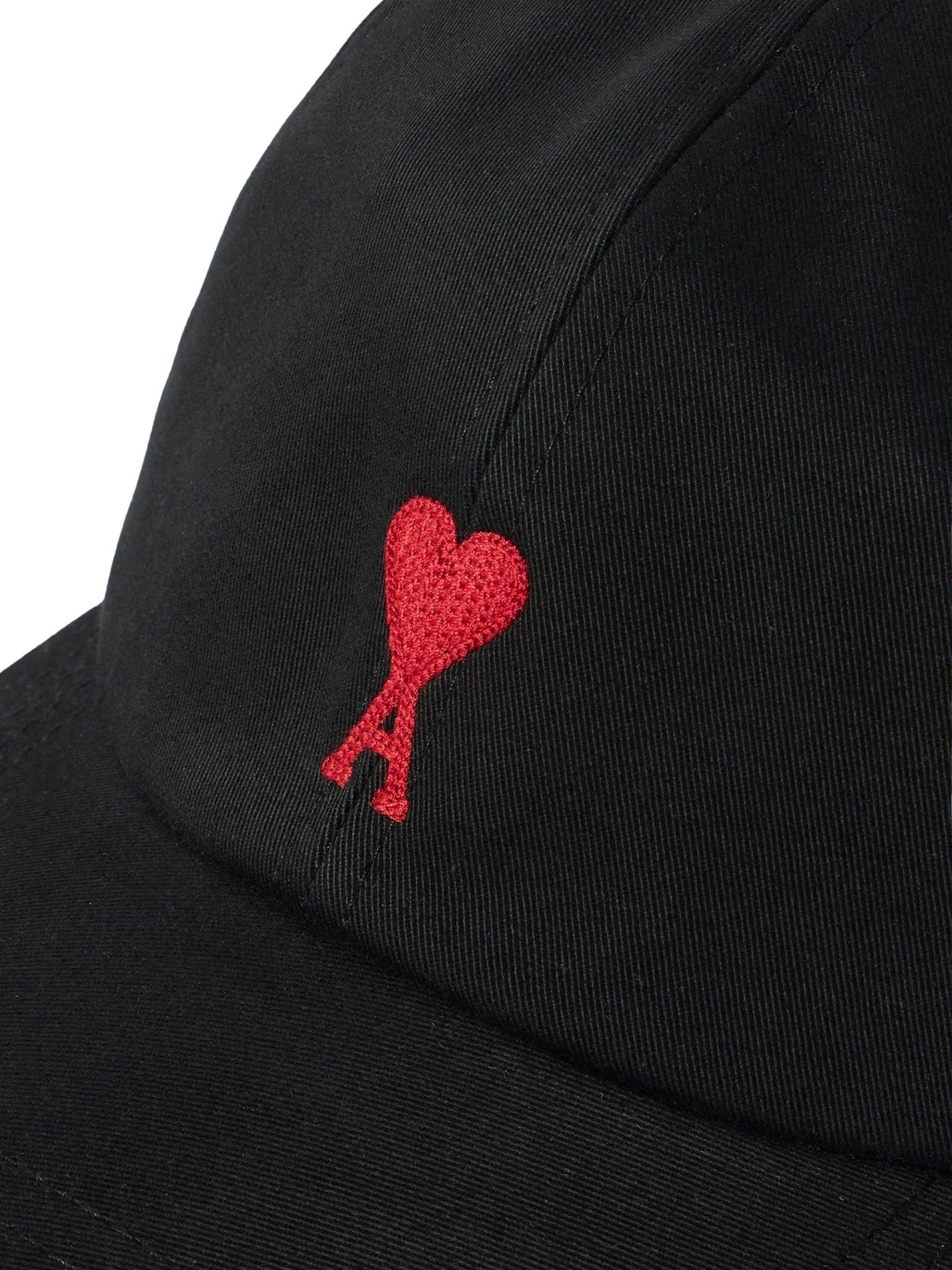 Red ami de coeur embroidery cap