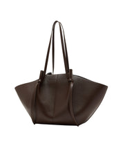 LARGE MOCHI ESPRESSO PEBBLE GRAIN LEATHER