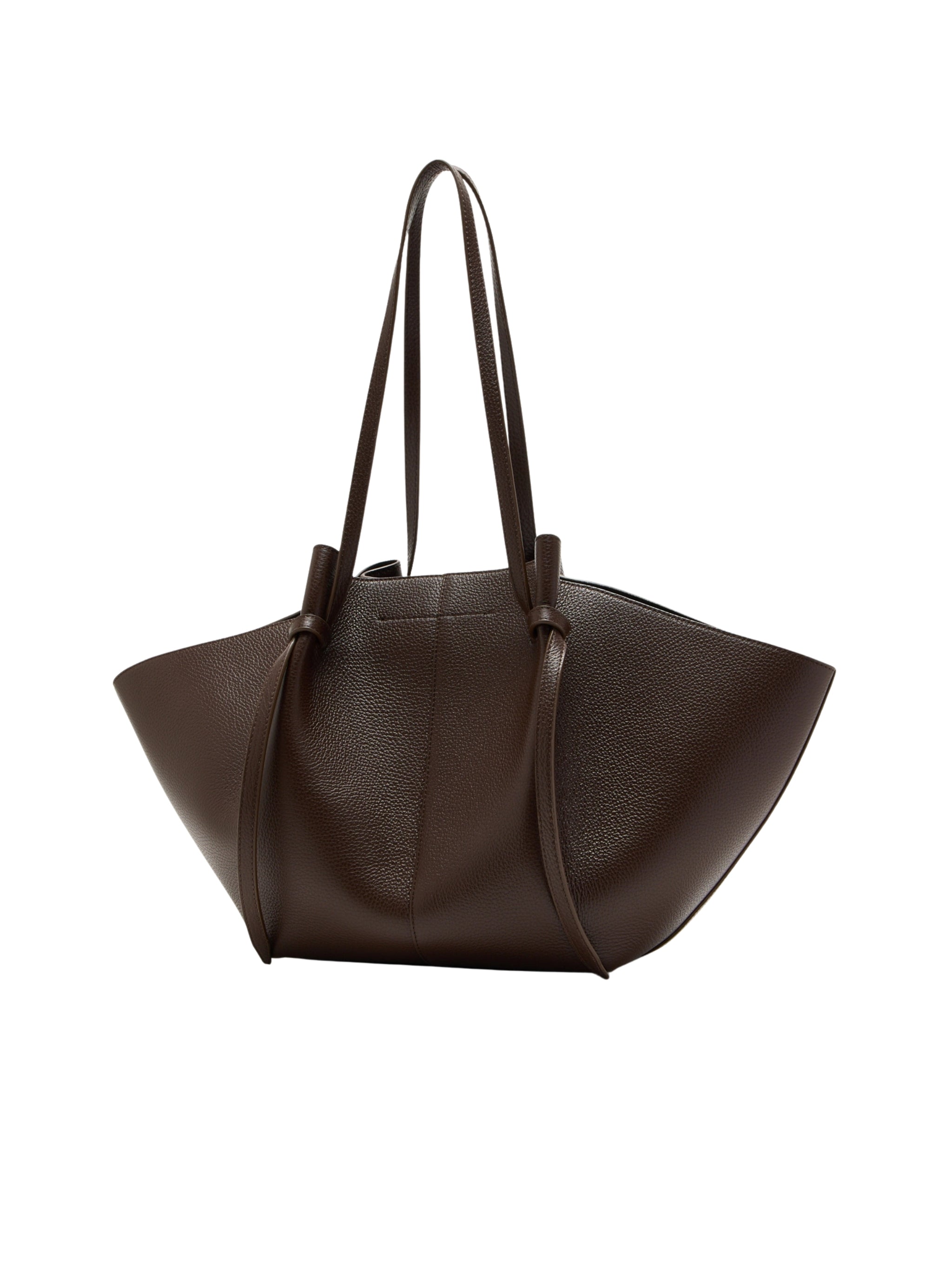 LARGE MOCHI ESPRESSO PEBBLE GRAIN LEATHER