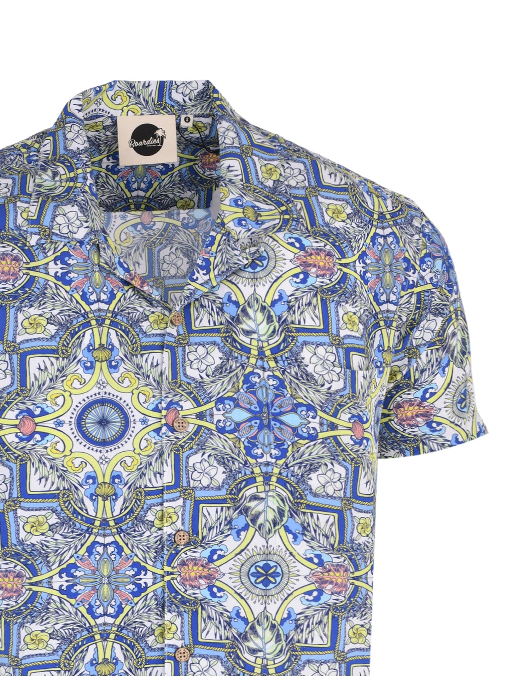 Boardies sicilia camp collar shirt