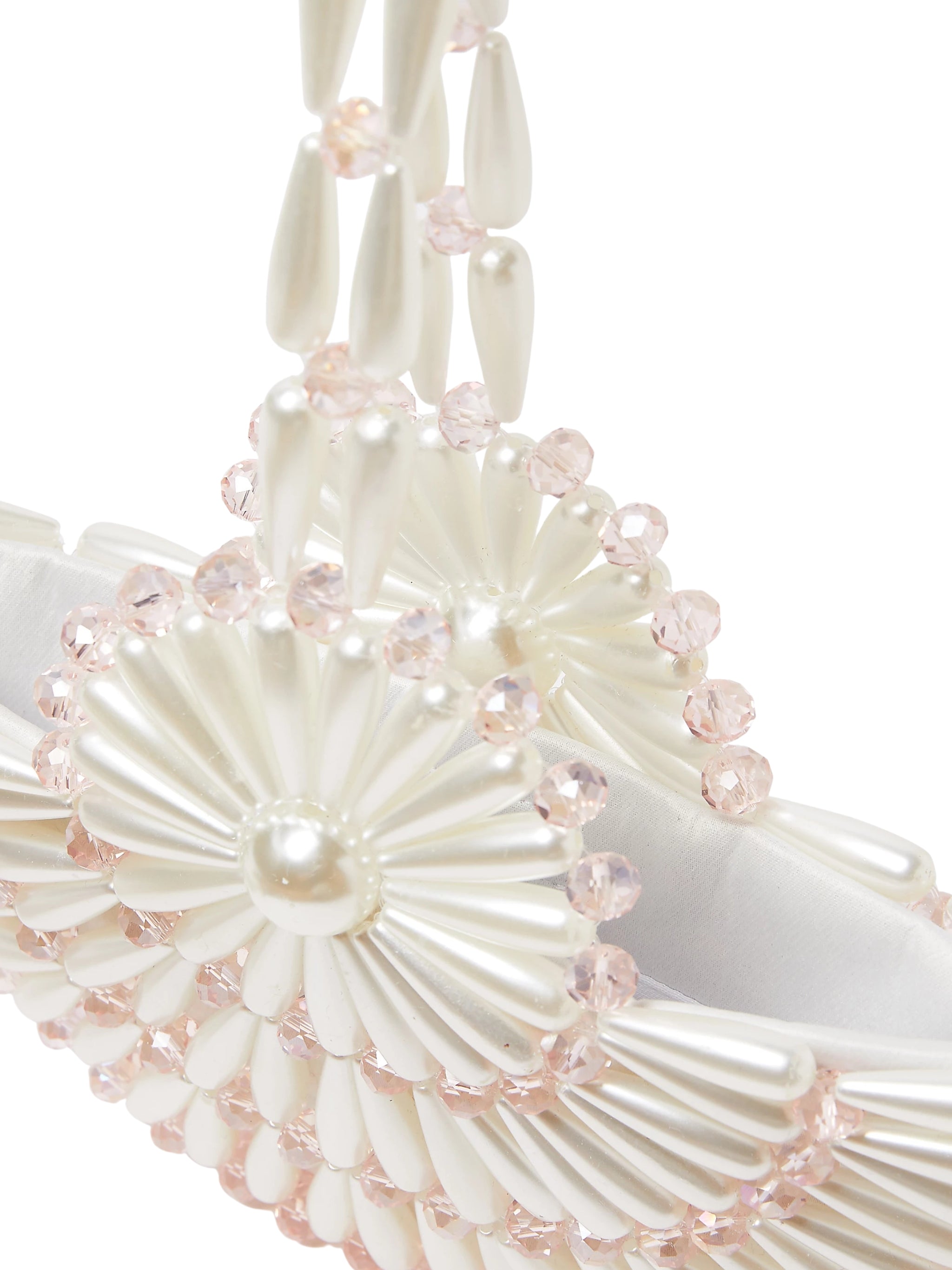 Ivory & blush small selene tote