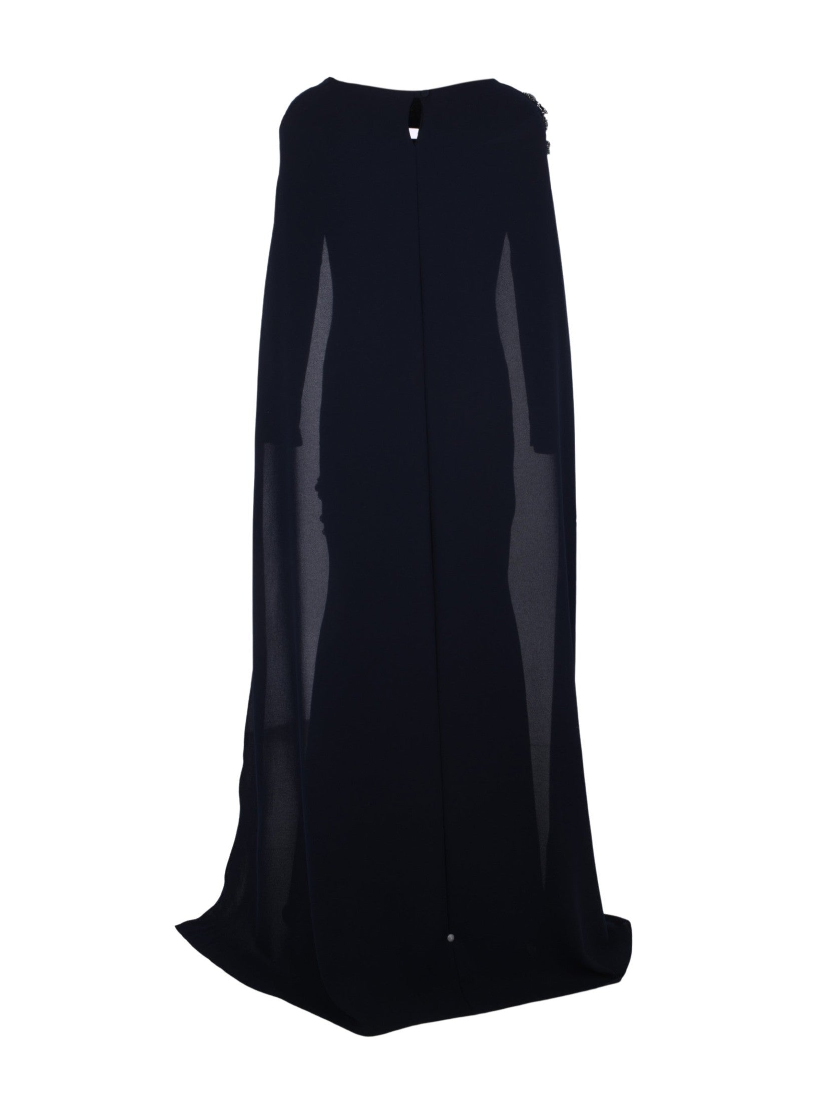 Hand embroiderd ed flower with off shoulde dress fish cut and cape