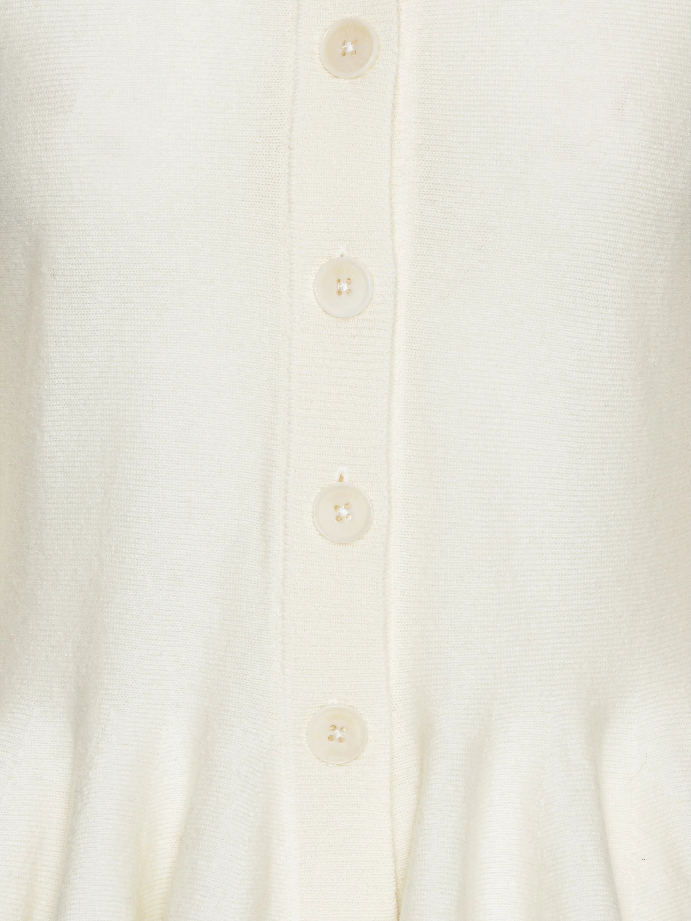 Sculptured knit cardigan