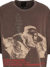 Soundless wailing wide t-shirt