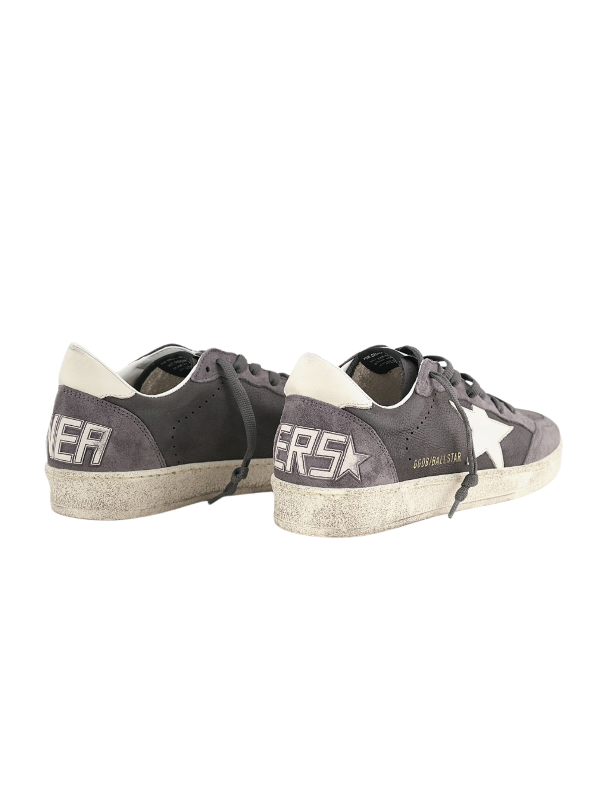 Ballstar nabuk upper suede toe and spur leather star and heel
