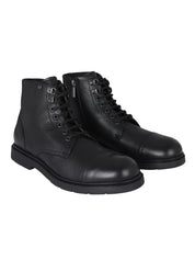 Ankle boot tumb.leat. black