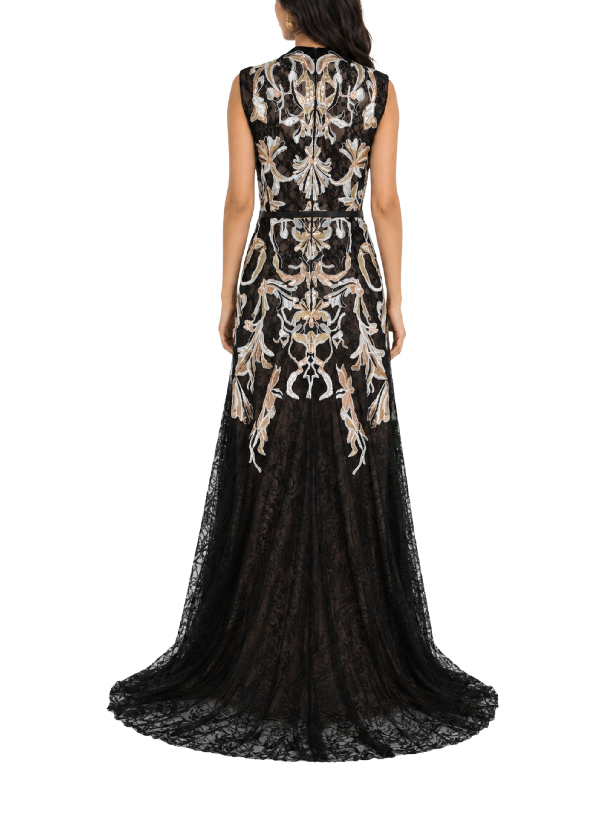 Embroidered Lace Dress