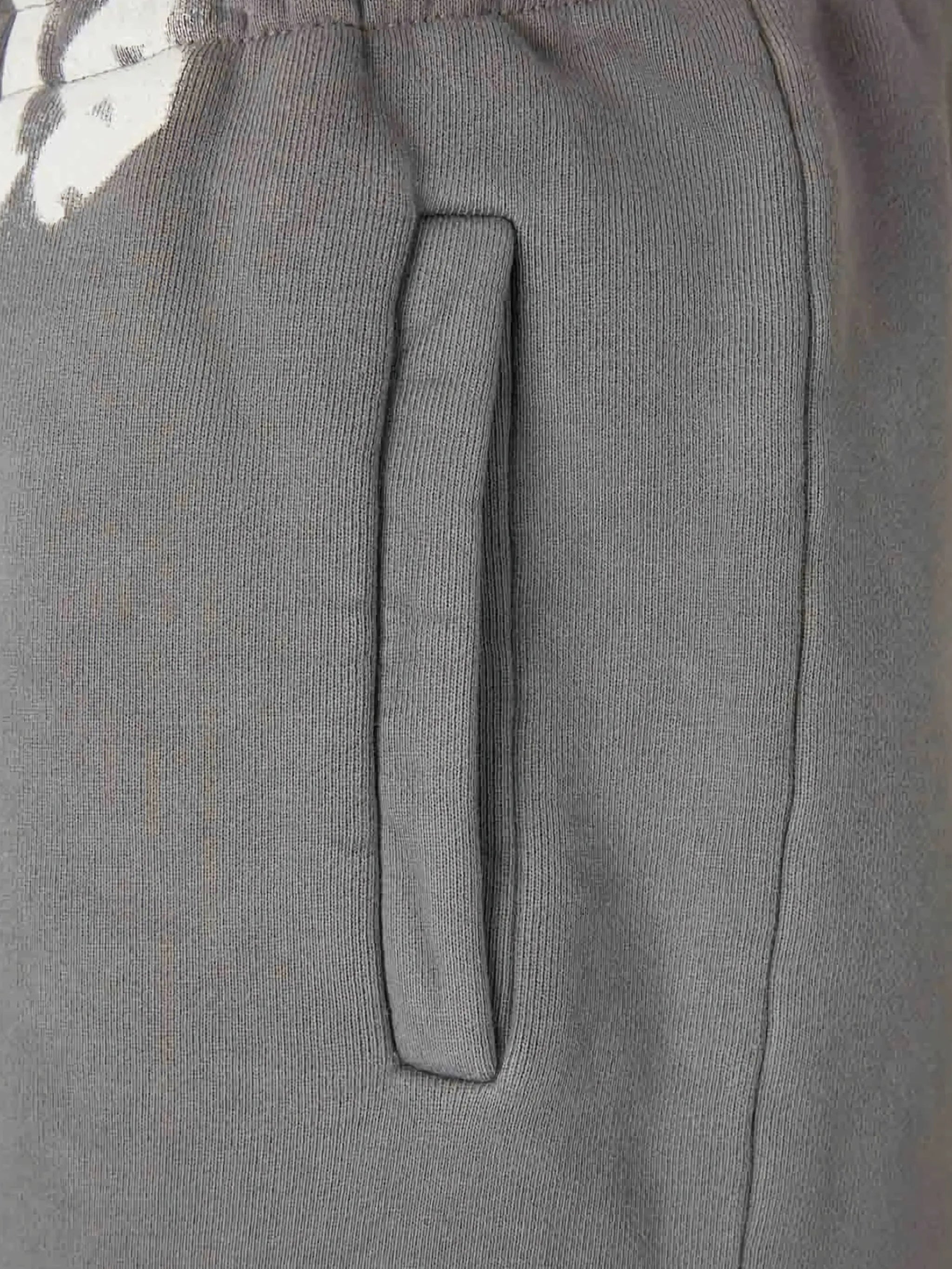 WAIST LOGO SWEATSHORT DARK GREY OFF WH