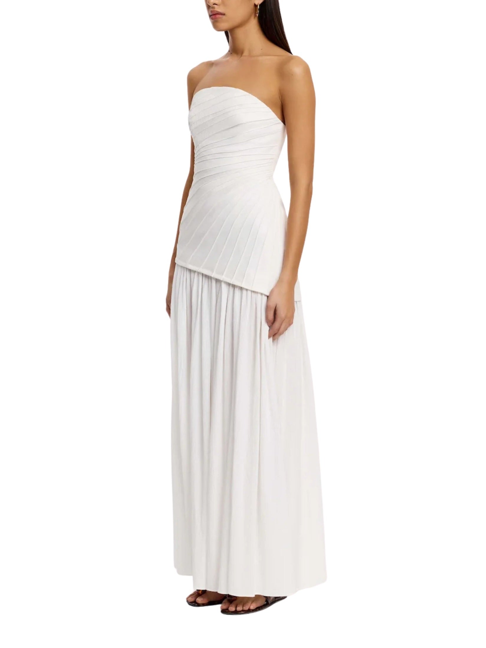 Blyth strapless maxi dress