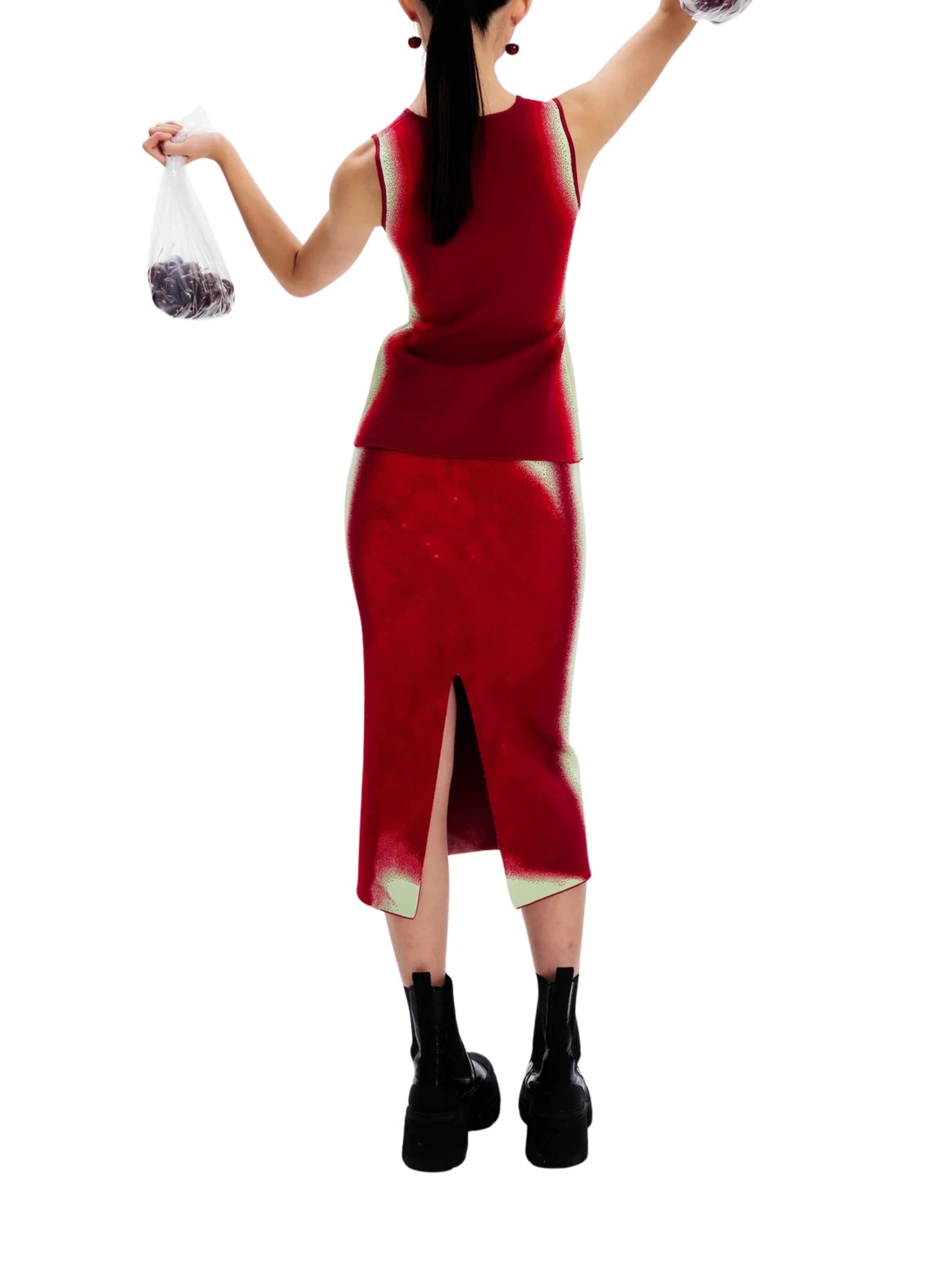 Nova cherry print vest