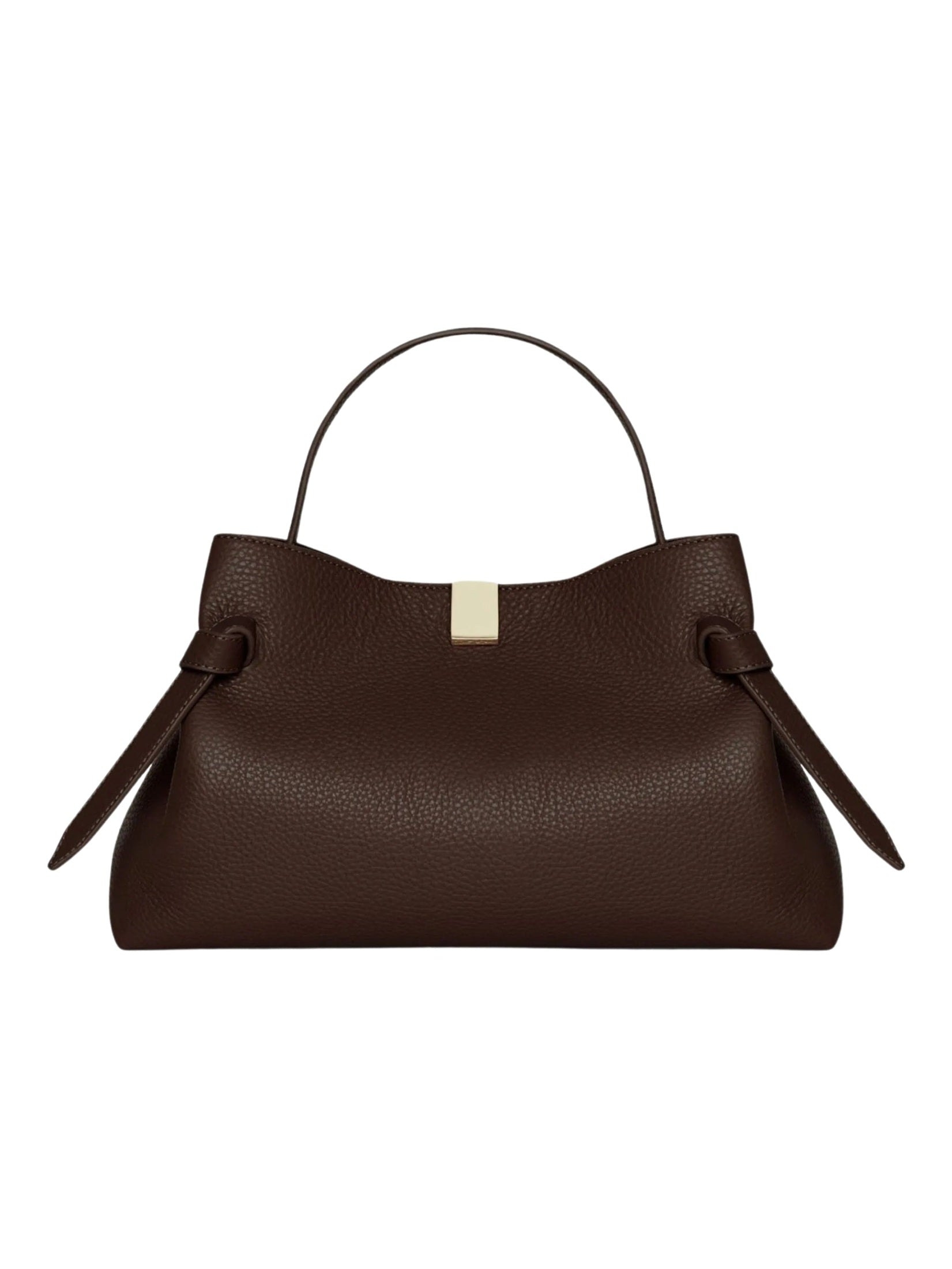 Gyoza pebble grain leather