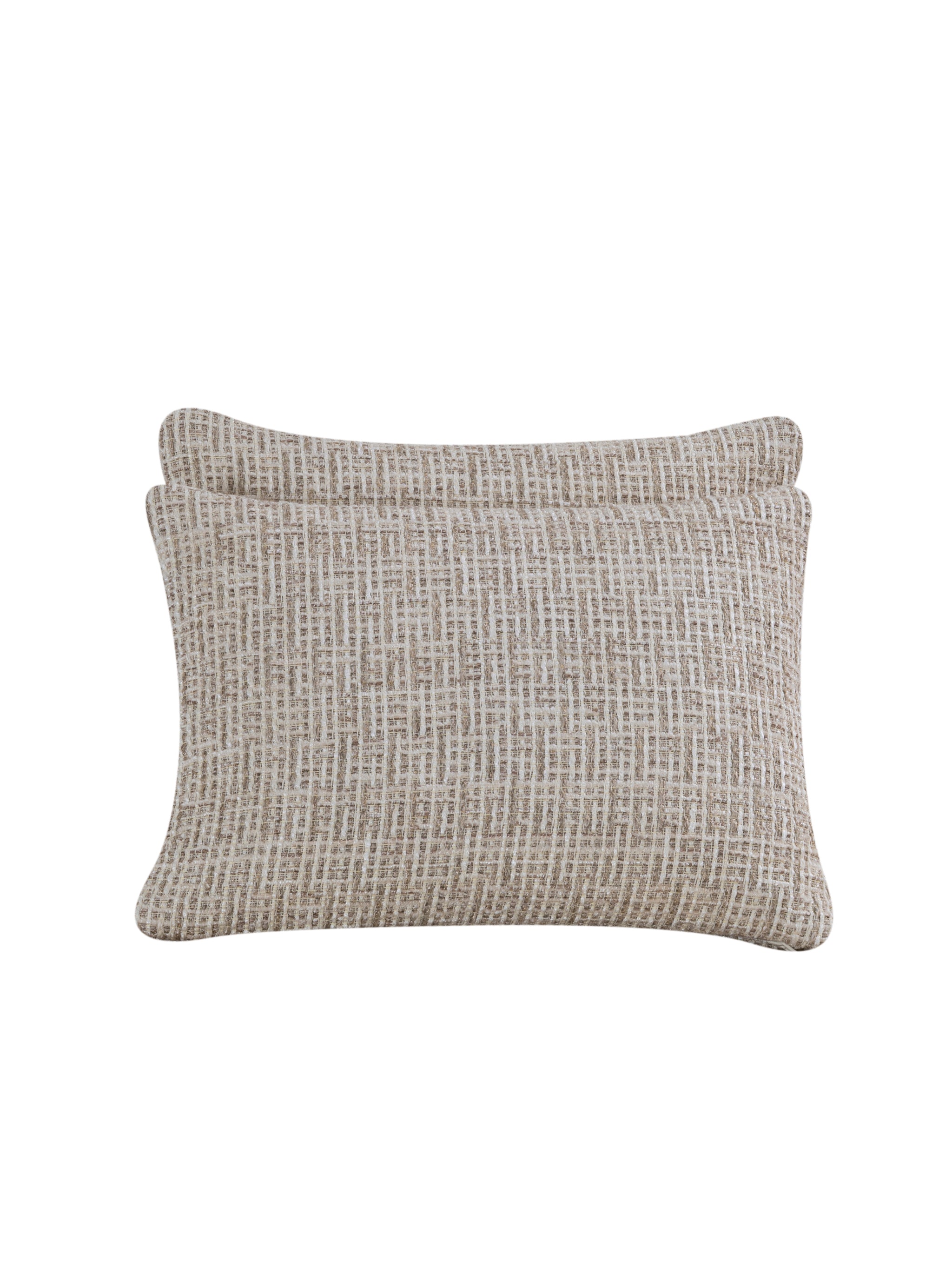 Tweed cushion cover w/zip cushion