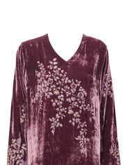 Velvet a line kaftan