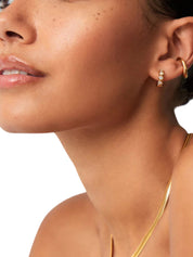 TENNIS SMALL HOOP EARRINGS